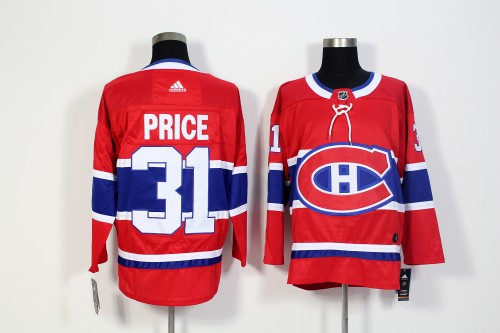 Montreal Canadiens Home Breakaway Jersey Red NO.31 PRICE