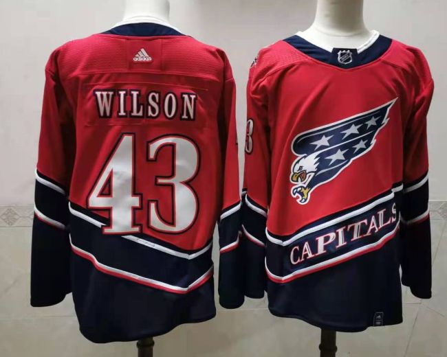 Washington Capitals 50th Anniversary Jersey Red NO.43 WILSON