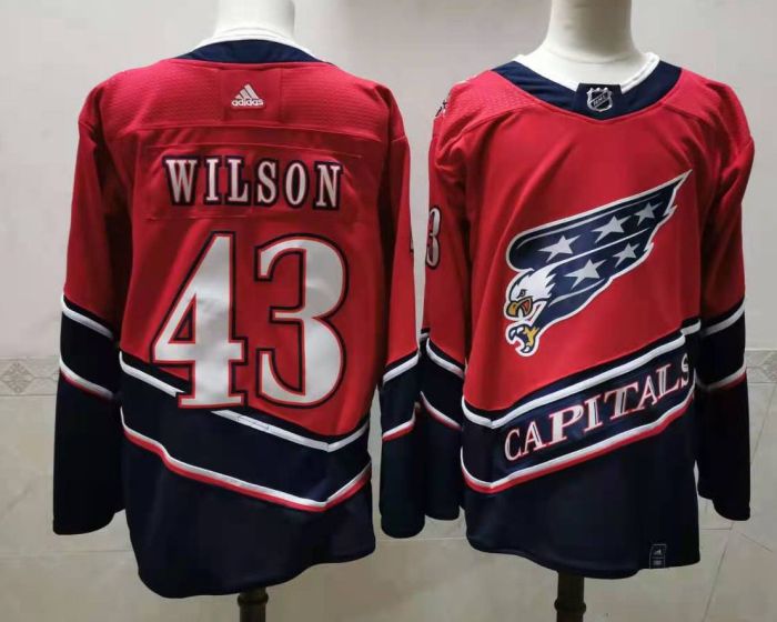 Washington Capitals 50th Anniversary Jersey Red NO.43 WILSON