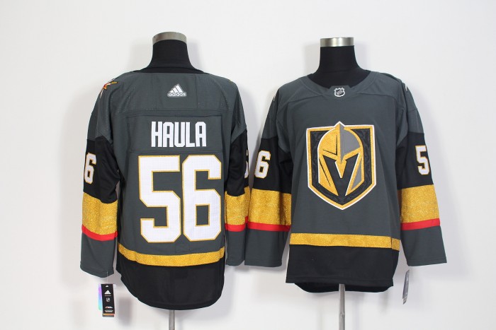Vegas Golden Knights Home Jersey Grey NO.56 HAULA