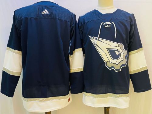 Edmonton Oilers Jersey Retro Blue White 22/23 NO Number