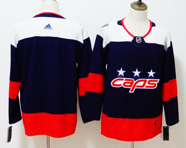 Washington Capitals 2018 Stadium Series Jersey Navy Red NO Number