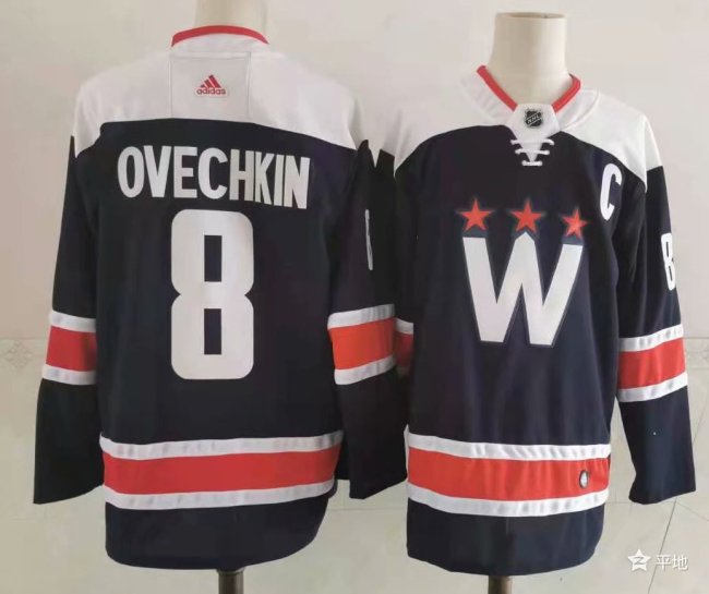 Washington Capitals Alternate Jersey Navy NO.8 OVECHKIN