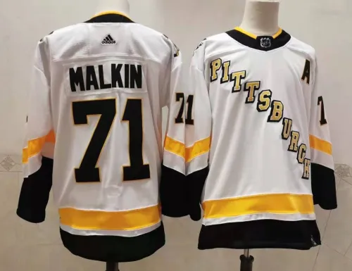 Pittsburgh Penguins 21/22  Alternate Player Jersey White NO.71 MALKIN