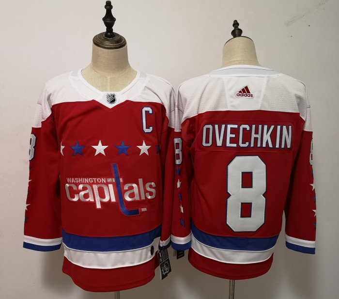 Washington Capitals Alternate Jersey Red NO.8 OVECHKIN