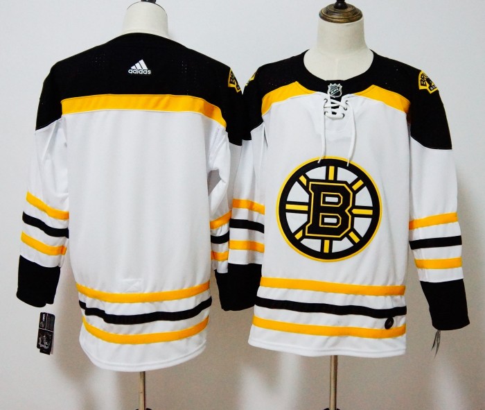 Boston Bruins 19/20 Alternate Player Jersey White NO Number