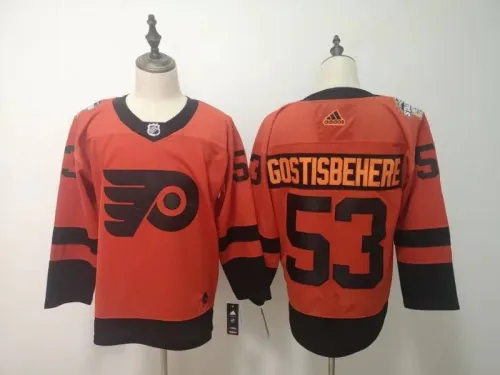 Philadelphia Flyers 2019 NHL Stadium Series Jersey Dark Orange NO.53 GOSTISBEHERE