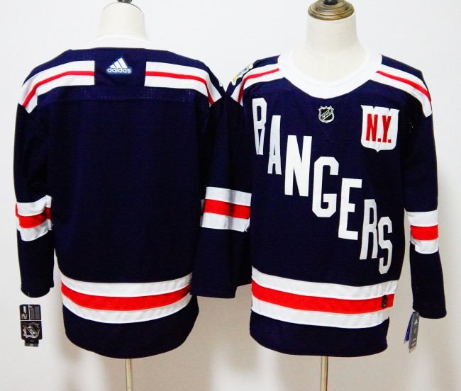 New York Rangers 2018 NHL Winter Classic Jersey Black 22/23 NO Number