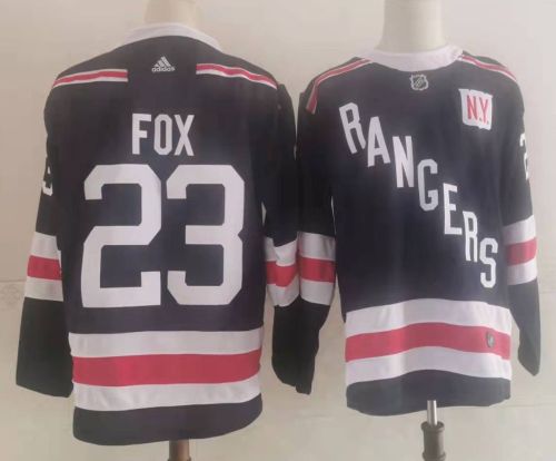 New York Rangers 2018 NHL Winter Classic Jersey Black 22/23 NO.23 FOX