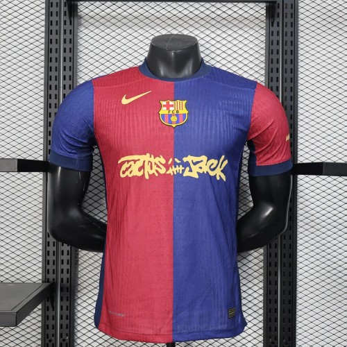 Barcelona Home Travis Scott Player Jersey 25/26