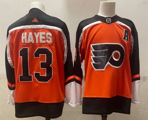 Philadelphia Flyers Vintage 90s Jersey Orange NO.13 HAYES