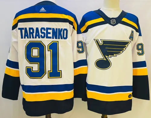 St. Louis Blues Home Breakaway Player Jersey White NO.91 TARASENKO