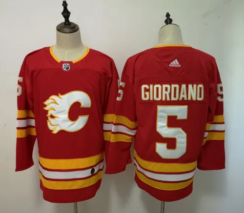 Calgary Flames Breakaway Home Jersey Red No.5 GIORDANO