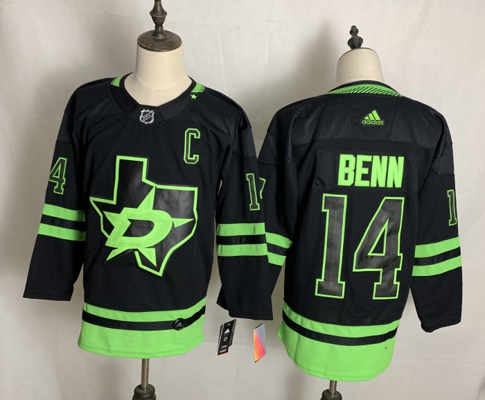 Dallas Stars Alternate Jersey Black 20/21 NO.14 BENN