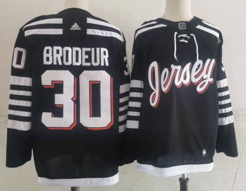 New Jersey Devils Alternate Breakaway Player Jersey Black NO.30 BRODEUR