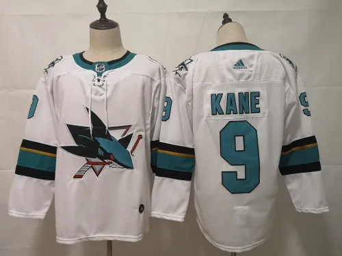 San Jose Sharks Alternate Player Jersey White NO.9 KANE