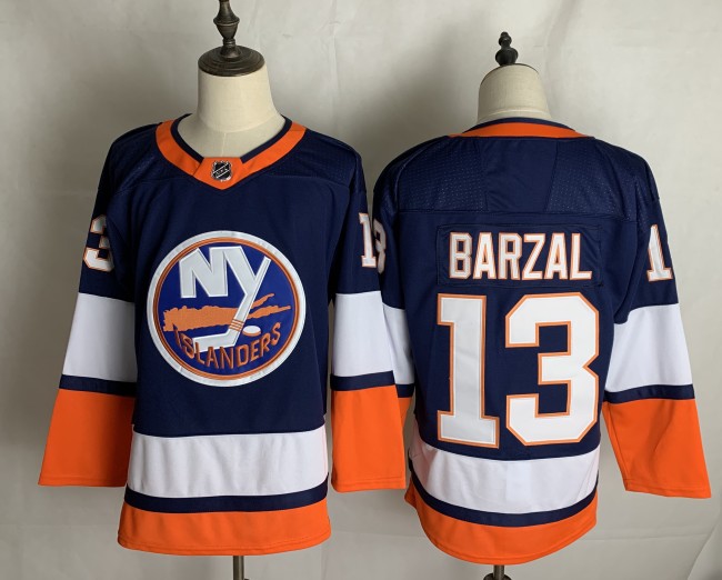 New York Islanders Home Breakaway Player Jersey Black NO.13 BARZAL