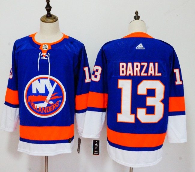 New York Islanders Home Breakaway Player Jersey Blue NO.13 BARZAL