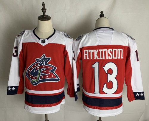 Columbus Blue Jackets Reverse Retro Jersey 20/21 Red NO.13 GAUDREAU