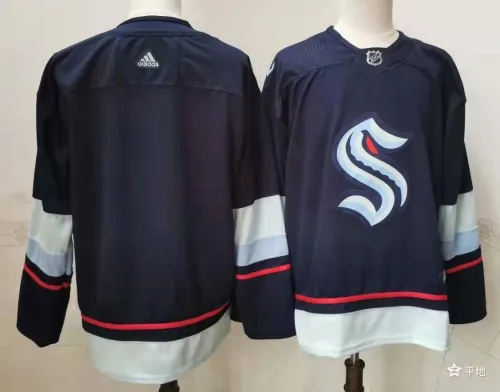 Seattle Kraken Away Player Jersey Navy NO Number