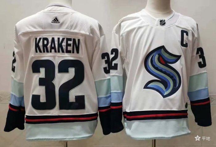 Seattle Kraken Away Player Jersey White NO.32 KRAKEN