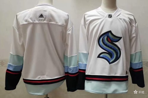 Seattle Kraken Away Player Jersey White NO Number