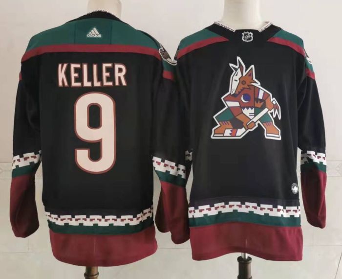 Arizona Coyotes 18/19 Home Breakaway Jersey Black NO.9 KELLER
