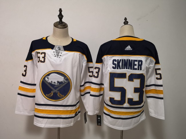 Buffalo Sabres Home Player Jersey White NO.53 SKINNER