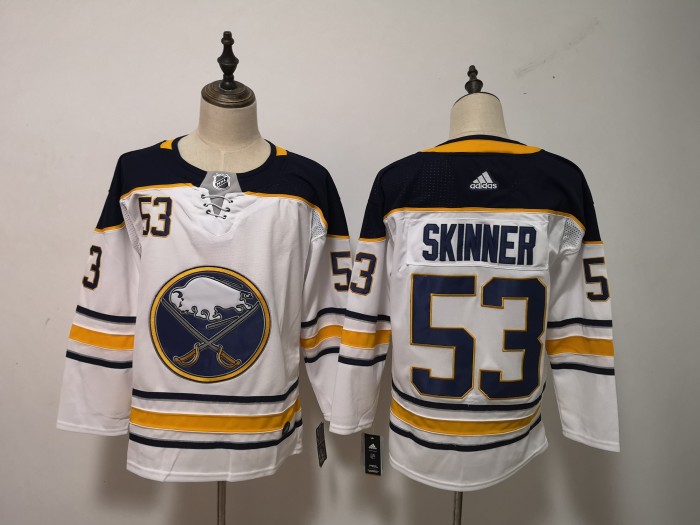 Buffalo Sabres Home Player Jersey White NO.53 SKINNER