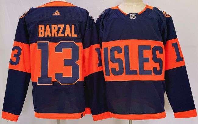 New York Islanders 2024 Stadium Series Jersey Black NO.13 BARZAL
