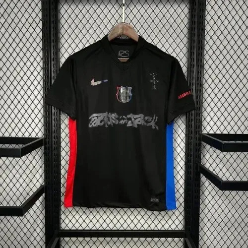 Barcelona Away Travis Scott Men Jersey 25/26