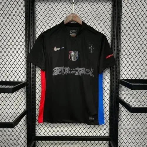 Barcelona Away Travis Scott Men Jersey 25/26