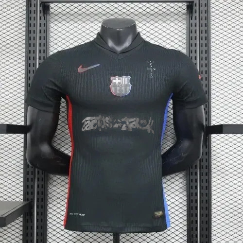 Barcelona Away Travis Scott Player Jersey 25/26