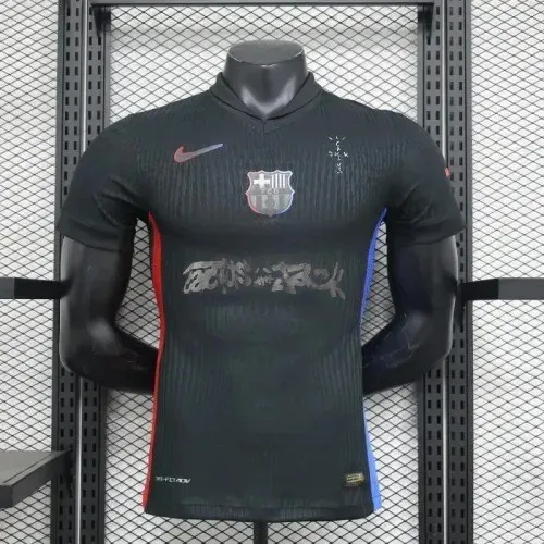 Barcelona Away Travis Scott Player Jersey 25/26