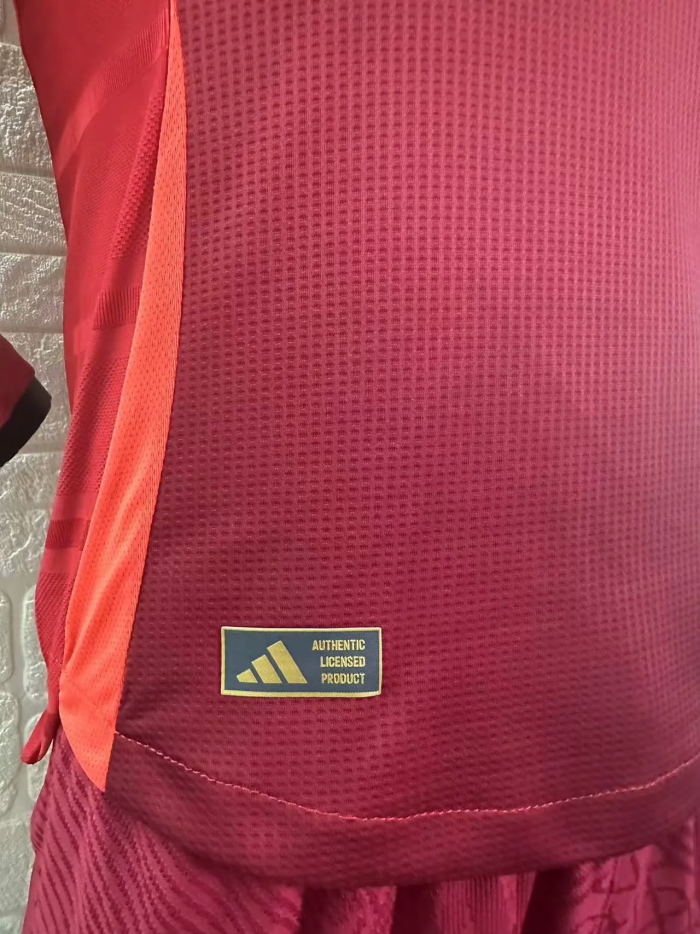 Manchester United Home Player Long Sleeve Jersey 24/25