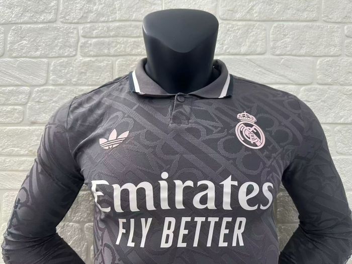 Real Madrid Third Player Long Sleeve Jersey 24/25