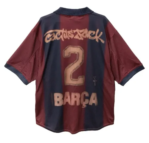 Barcelona xTravis Scott Home Retro Skeleton Jersey