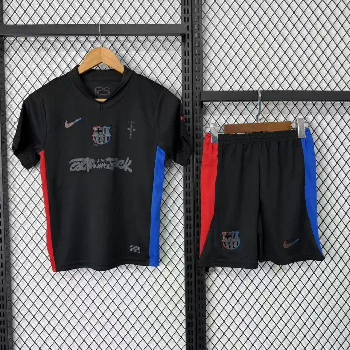 Barcelona X TRAVIS SCOTT Limited Edition Away Kids Suit 24/25