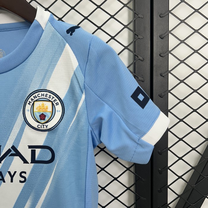 Manchester City Home Kids Suit & Socks 25/26