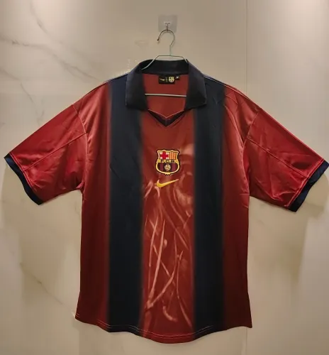 Barcelona x Travis Scott Home Retro Skeleton Jersey