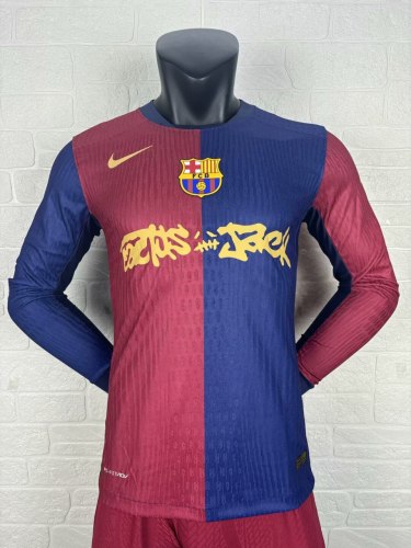 Barcelona X TRAVIS SCOTT Limited Edition Player Long Sleeve Jersey 24/25