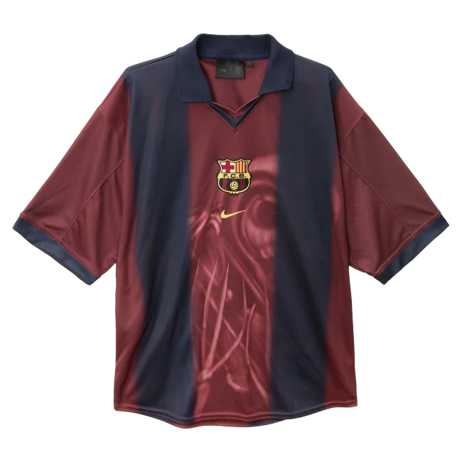 Barcelona x Travis Scott Home Retro Skeleton Jersey