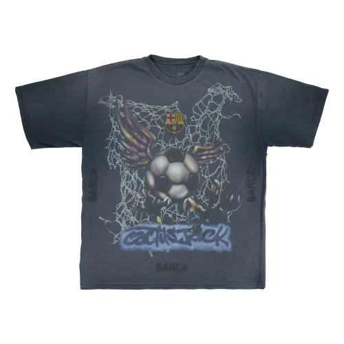 Barcelona X TRAVIS SCOTT Limited Edition WASHED SPRAY LOGO TEE