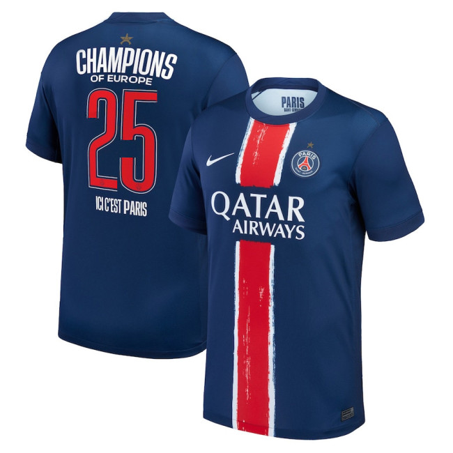 Paris Saint Germain Home UCL Champions Men Jersey 24/25