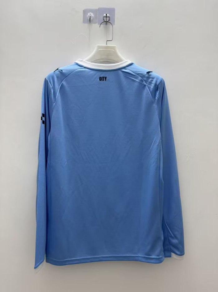 Manchester City Home Long Sleeve Man Jersey 25/26