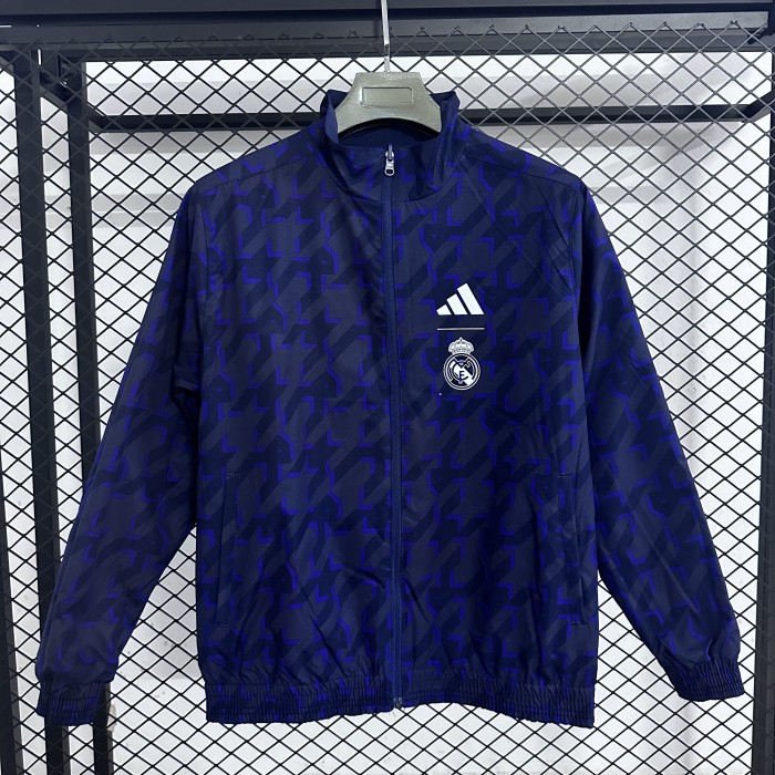 Real Madrid Double-Sided Training Windbreaker 2025