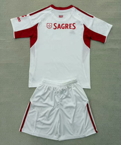 SL Benfica White Away Kids Suit 25/26