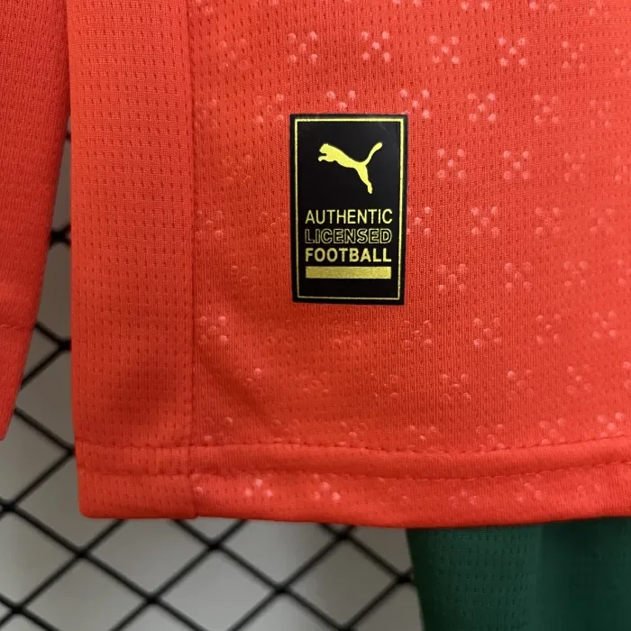 Portugal 2025 Home Long Sleeve Kids Suit