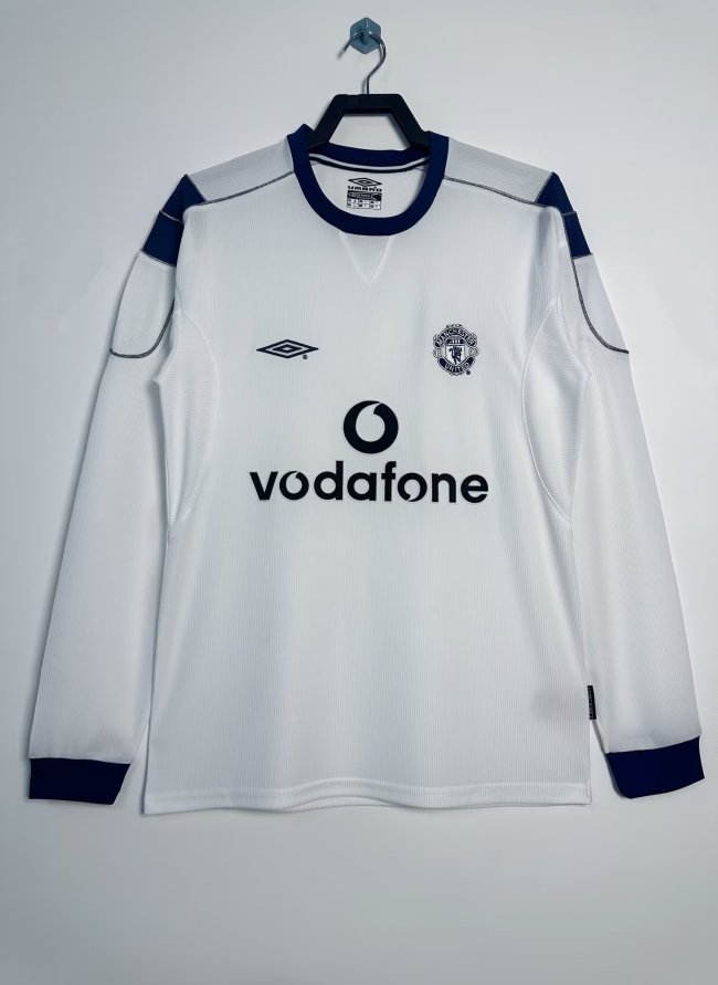 Manchester United Away Retro Long Sleeve Jersey 2000/01