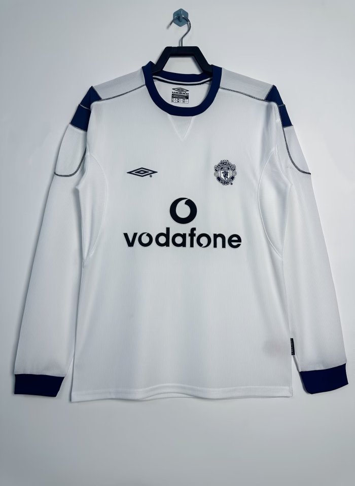 Manchester United Away Retro Long Sleeve Jersey 2000/01